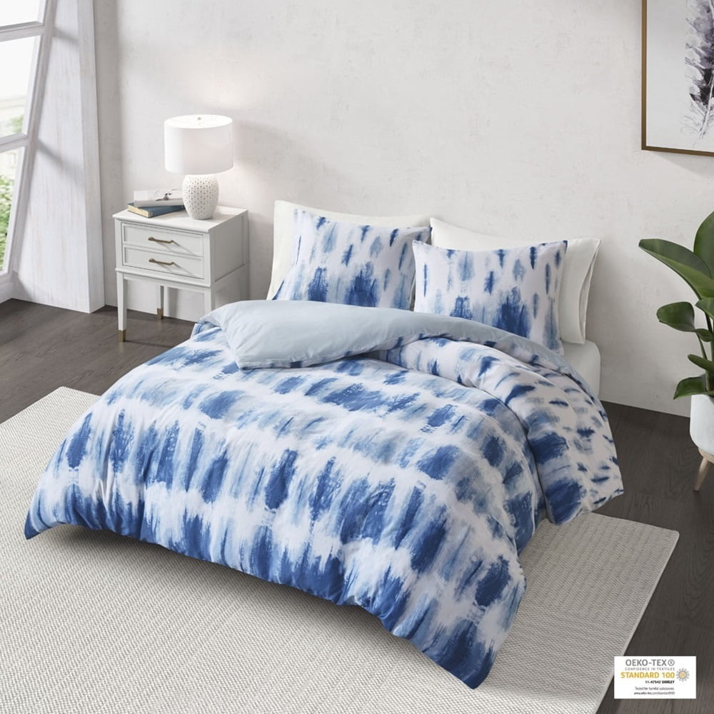 CosmoLiving Tie Dye Cotton Printed Comforter Set - Full/Queen