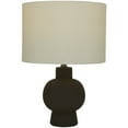 thumbnail image 1 of CosmoLiving by Cosmopolitan 13"W, 22"H Ceramic Modern Table Lamp, Black, 1-Piece, 1 of 7