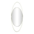 thumbnail image 1 of CosmoLiving by Cosmopolitan 16" x 42" Gold Oval Wall Mirror, 1 of 7