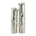 thumbnail image 1 of CosmoLiving by Cosmopolitan 18", 15"H Tree Trunk Inspired Silver Aluminum Vase, Set of 2, 1 of 12