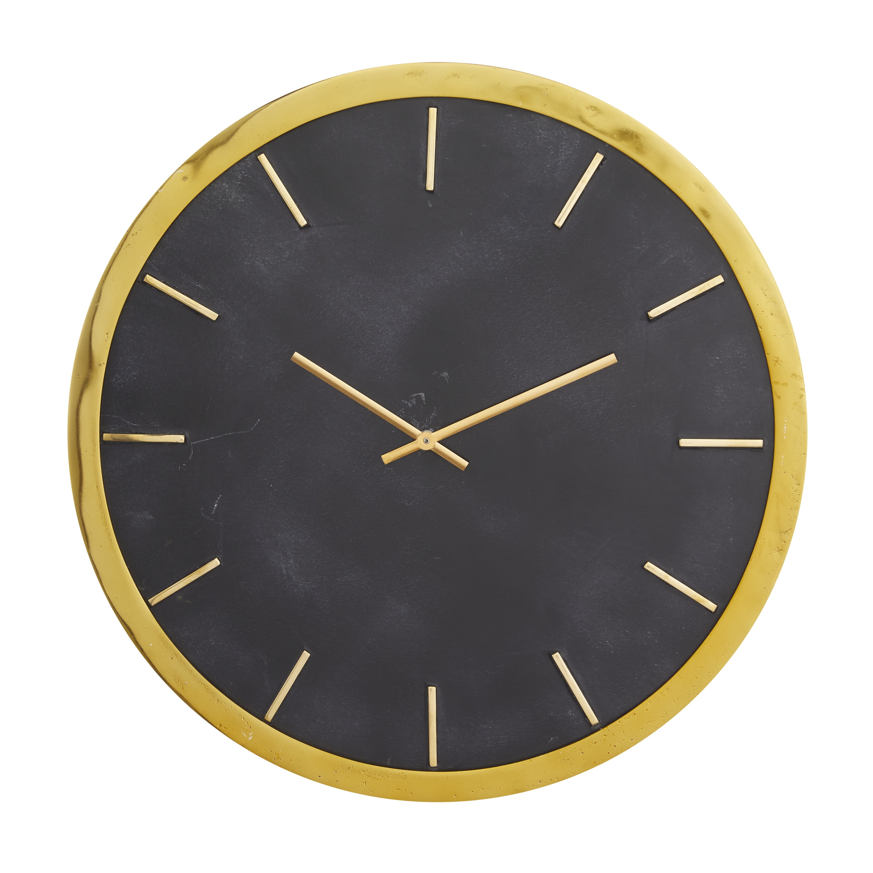 CosmoLiving by Cosmopolitan 19 Black Marble Wall Clock - Walmart.com