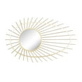 thumbnail image 1 of CosmoLiving by Cosmopolitan 22" x 34" Gold Handmade Starburst Wall Mirror, 1 of 9