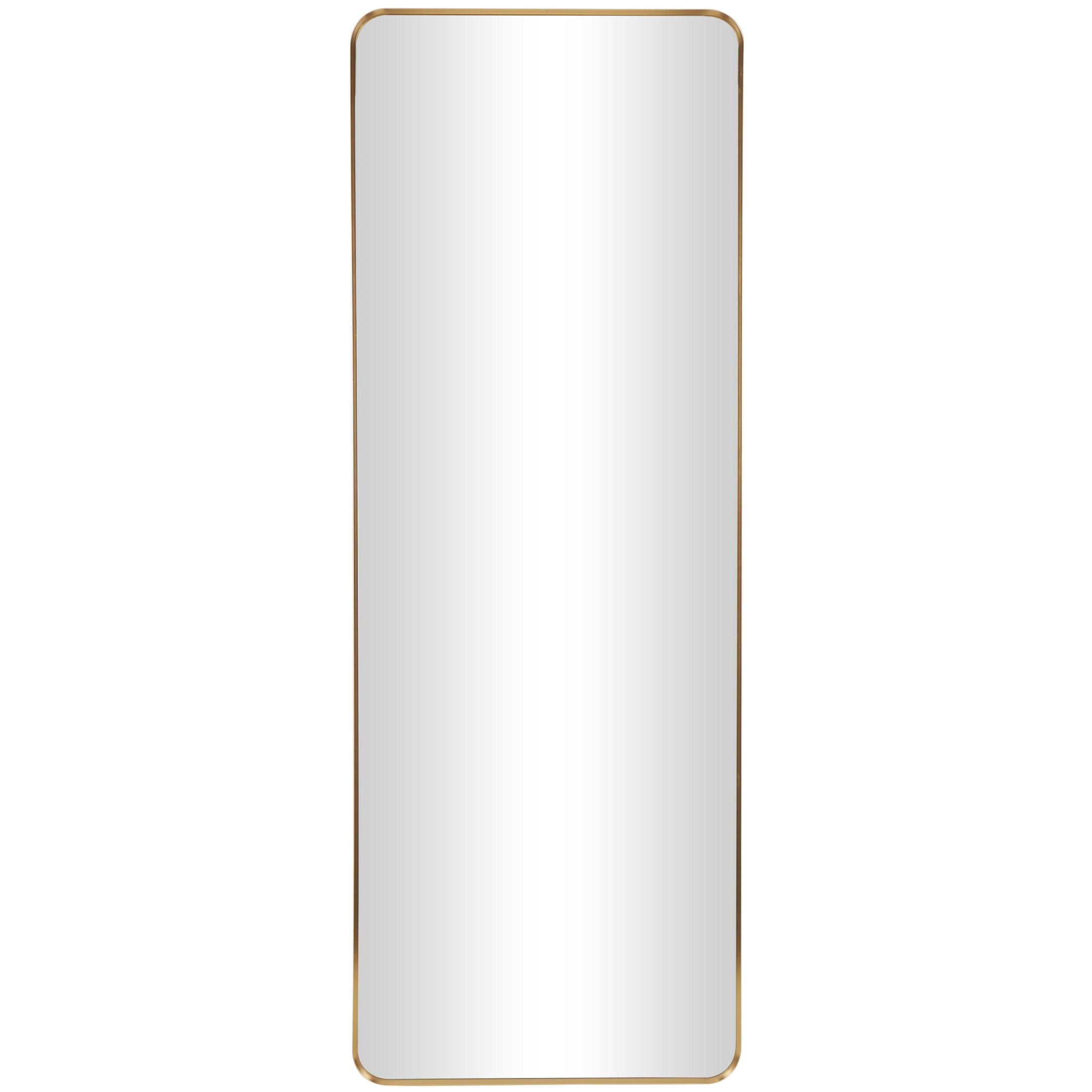 CosmoLiving by Cosmopolitan 24" x 65" Gold Wall Mirror with Thin Frame