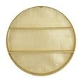 thumbnail image 1 of CosmoLiving by Cosmopolitan 28" x 5" Round 2-Tier Gold Wall Shelf, 1 of 7