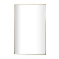 CosmoLiving by Cosmopolitan 30" x 47" Gold Wall Mirror with Thin Frame
