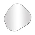 thumbnail image 1 of CosmoLiving by Cosmopolitan 31" x 28" Black Wavy Abstract Wall Mirror, 1 of 10