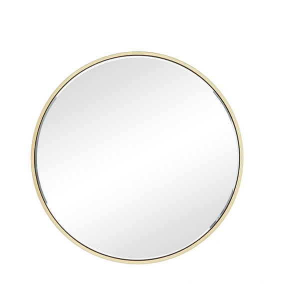 CosmoLiving by Cosmopolitan 36" x 36" Gold Wall Mirror