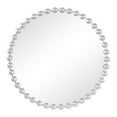 thumbnail image 1 of CosmoLiving by Cosmopolitan 36" x 36" Silver Round Beaded Wall Mirror, 1 of 7