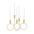 thumbnail image 1 of CosmoLiving by Cosmopolitan 5 Holder Gold Metal Candelabra, 1 of 10
