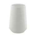thumbnail image 1 of CosmoLiving by Cosmopolitan 7" Ribbed White Porcelain Ceramic Vase, 1 of 8