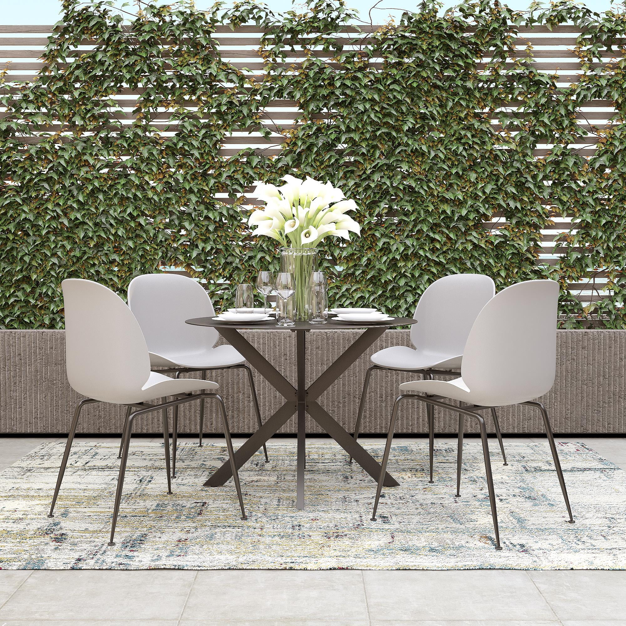 CosmoLiving by Cosmopolitan Aria Collection Indoor Outdoor Resin