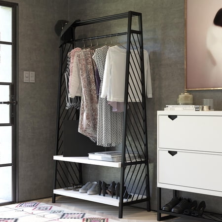 CosmoLiving by Cosmopolitan Brielle Entryway Storage, White