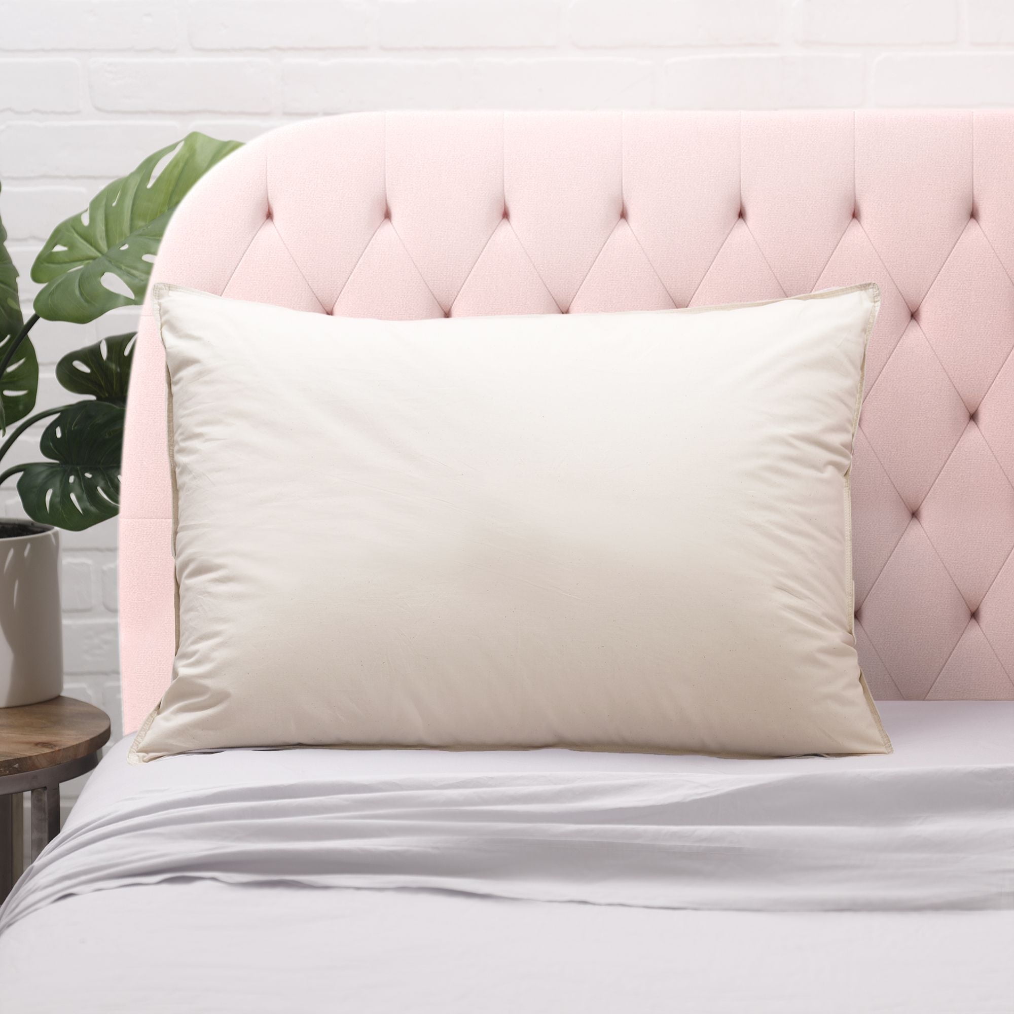 Jumbo Organic Cotton Prime Feather Pillow