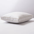 thumbnail image 1 of CosmoLiving by Cosmopolitan Allied Home Living Diamond Luxe Down-Alternative Cotton Gusset Pillow - White King, 1 of 5