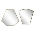 thumbnail image 1 of CosmoLiving by Cosmopolitan Gold Wall Mirror, Set of 2, 1 of 7