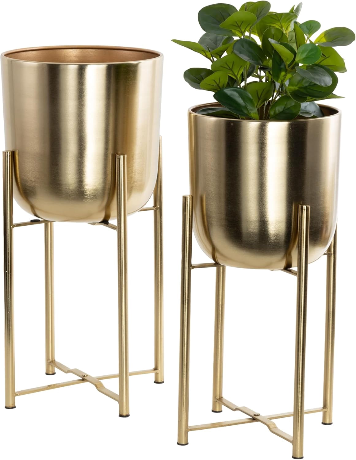 CosmoLiving by Cosmopolitan Metal Indoor Outdoor Planter Dome Large ...