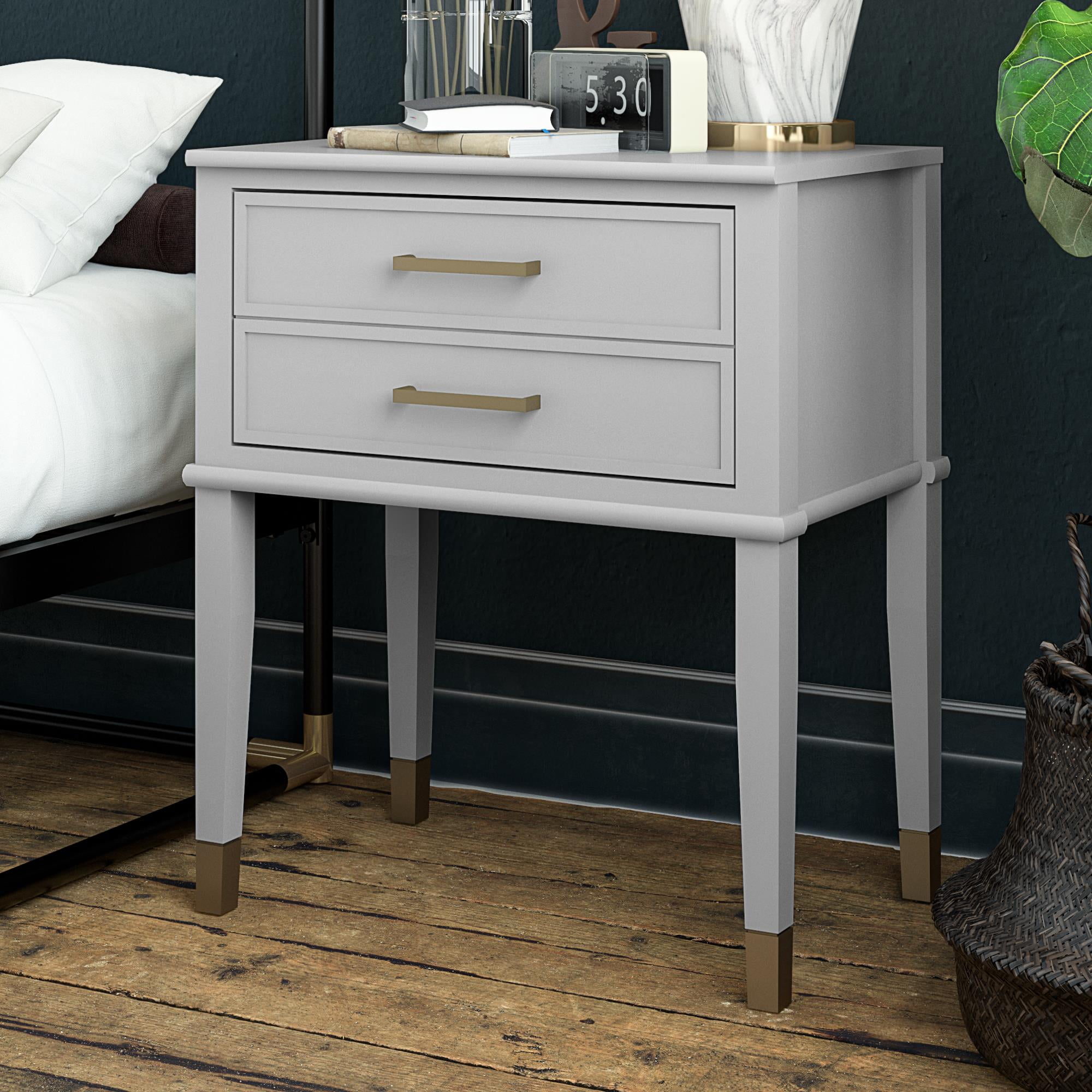 Westerleigh 1 drawer nightstand grey discount
