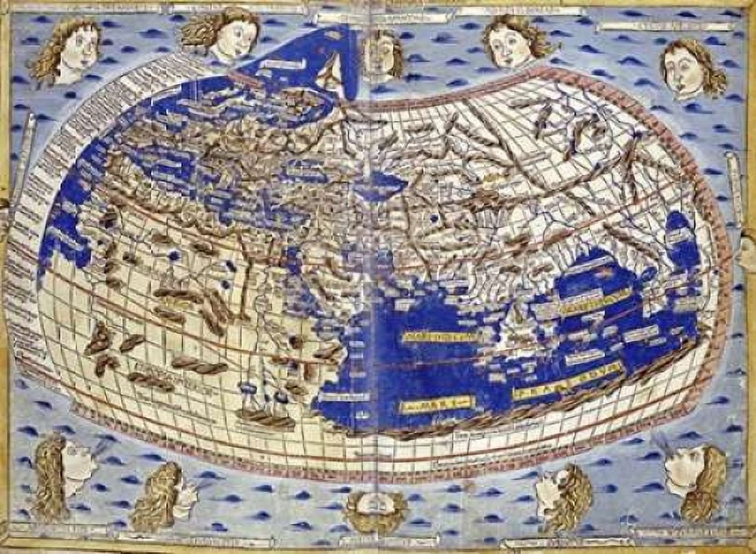 Cosmographia Canvas Art - Claudius Ptolemaeus (18 x 24)