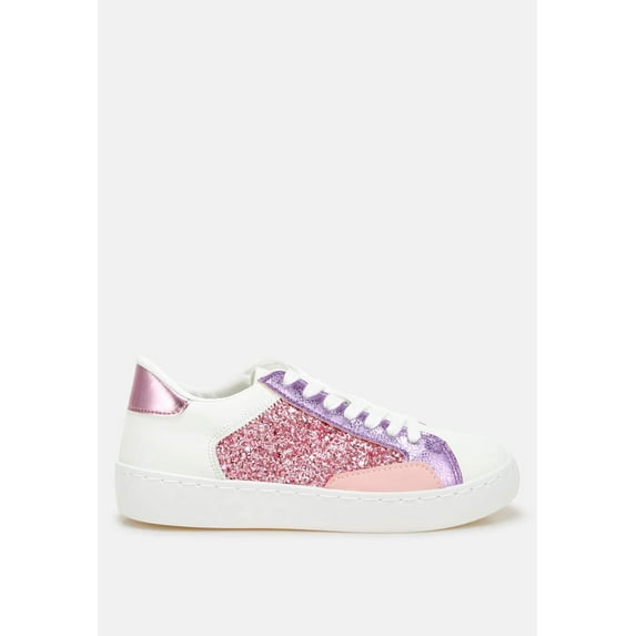 Cosmolight Glitter Faux Leather Sneakers