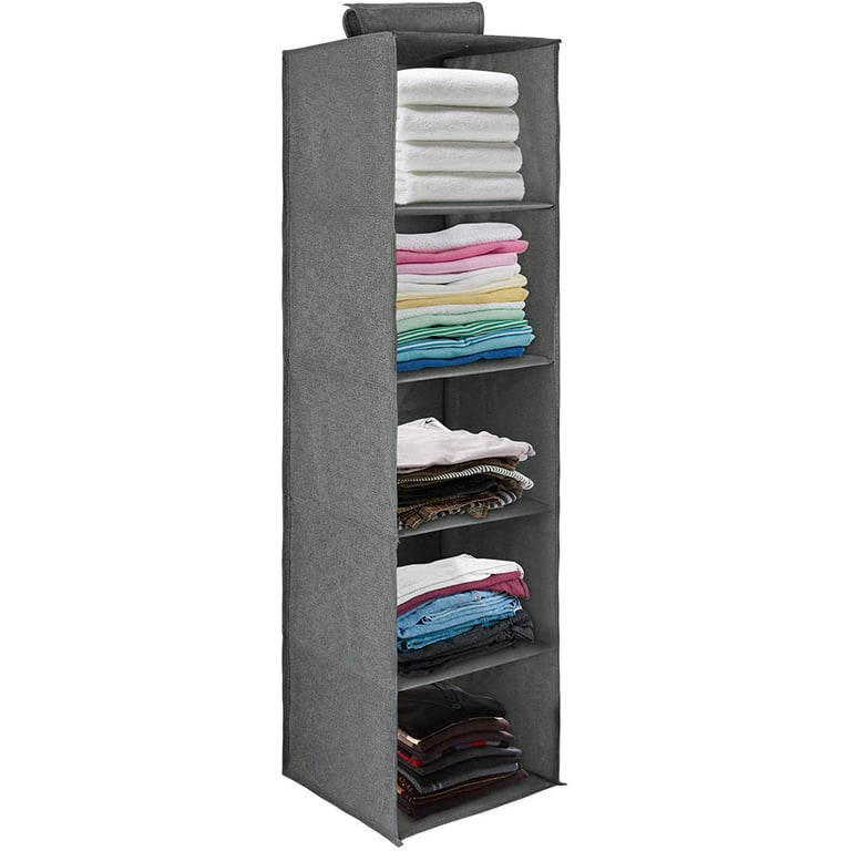 https://i5.walmartimages.com/seo/Cosmonic-Hanging-Closet-Organizers-Storage-5-Shelf-Drawer-Closet-Collapsible-Heavy-Duty-Dresser-Clothes-Bags-Shoes-Toys-Gray_55fc5529-5d98-4d4c-bfbc-a7e97bd47e90.3a4289778923a37797ec52d081ae0648.jpeg?odnHeight=768&odnWidth=768&odnBg=FFFFFF