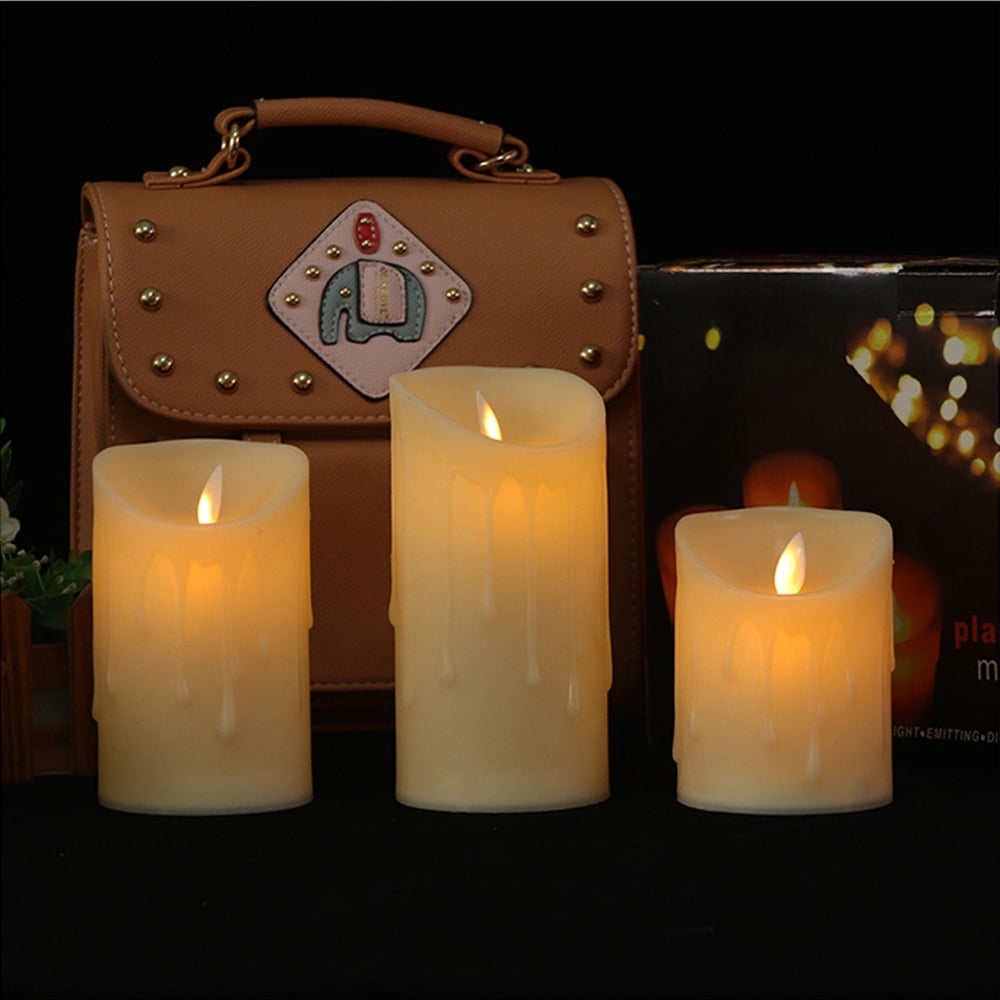 Battery Operated Flameless LED Tealight Candles Long Lasting Flickerin —  CHIMIYA
