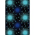 thumbnail image 1 of Cosmopolitan 7'8" x 10'9" area rug in color Blue, 1 of 1