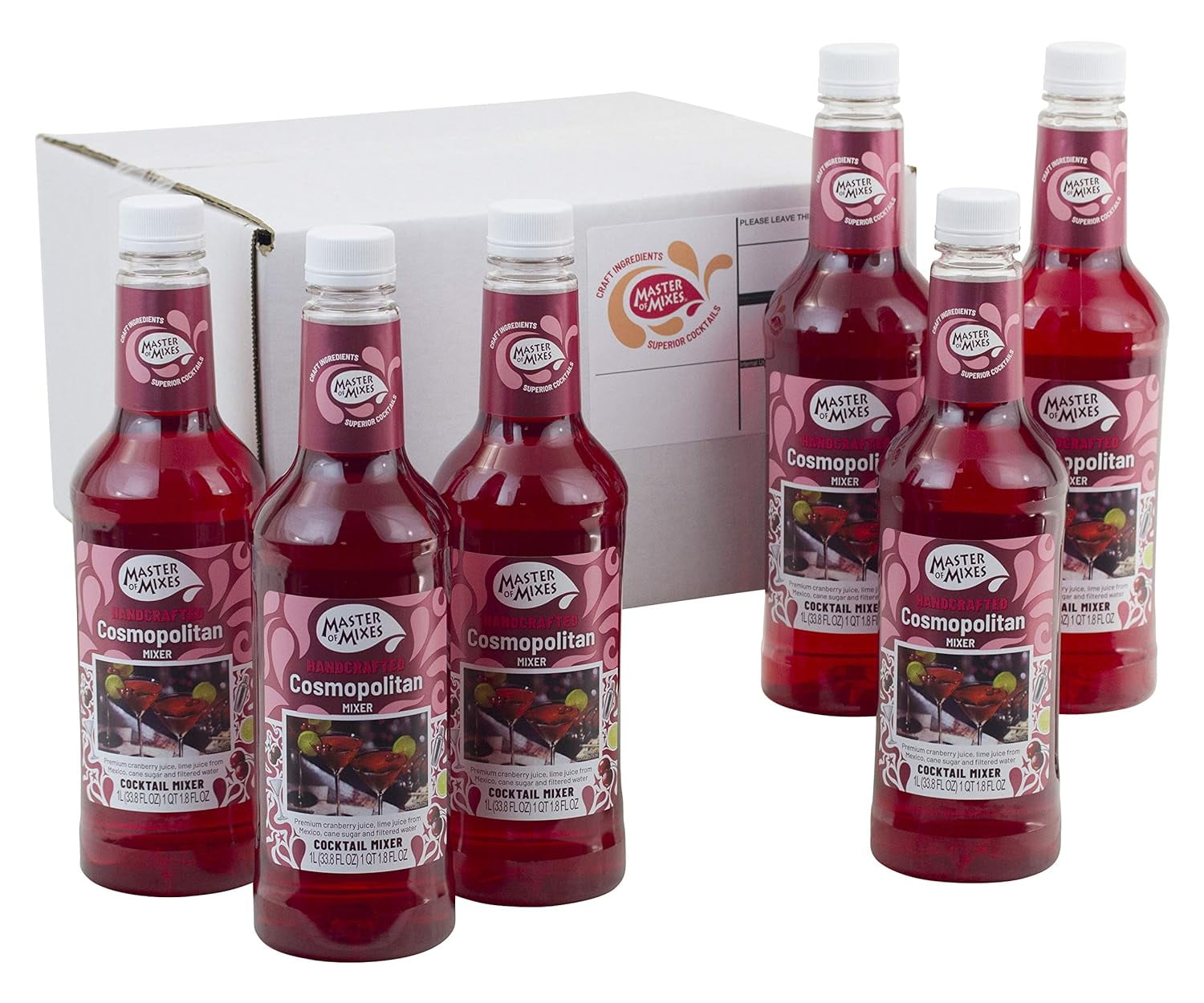 Cosmopolitan Drink Mix, Ready To Use, 1 Liter Bottle (33.8 Fl Oz), Pack