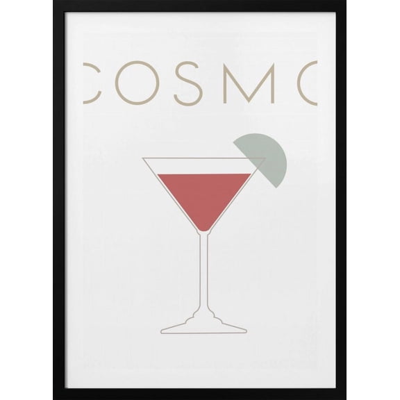 Cosmopolitan Framed Art Modern Wall Decor