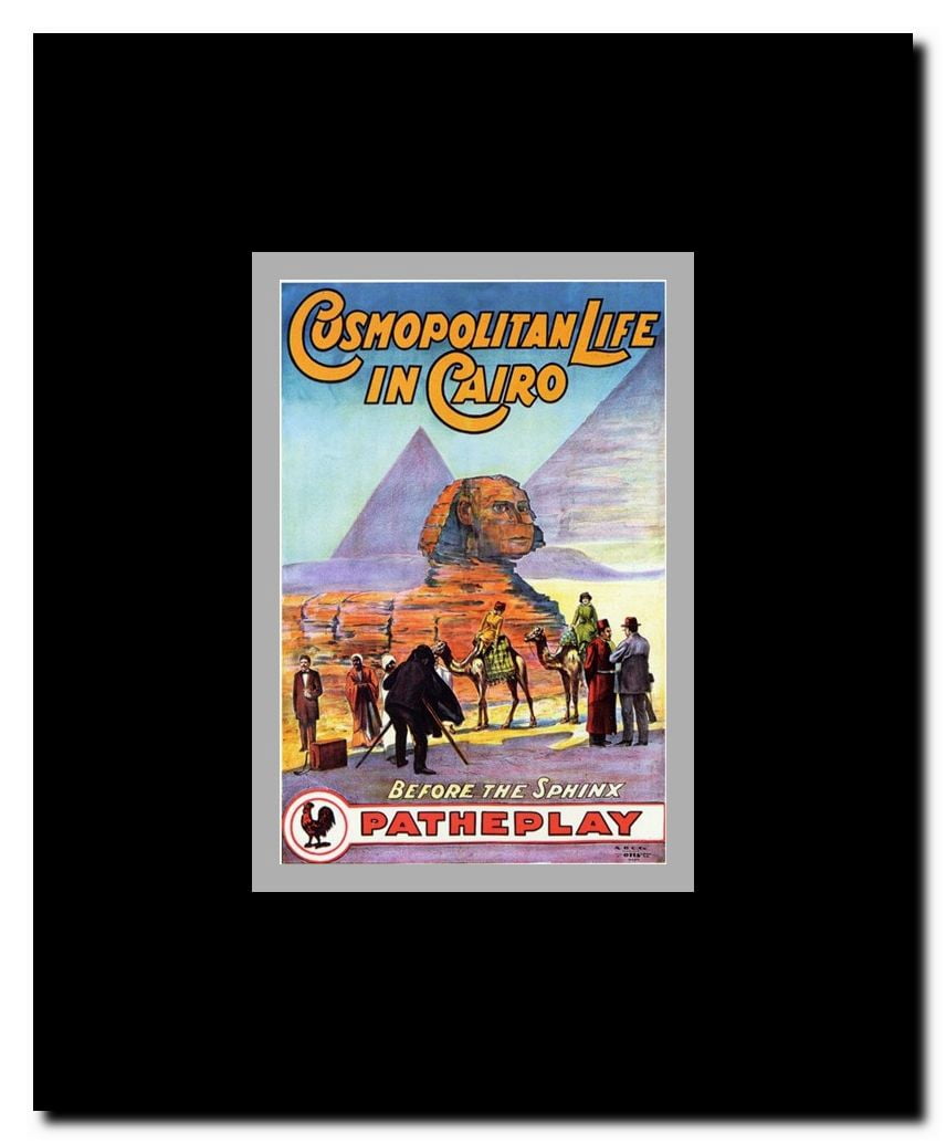 Cosmopolitan Life in Cairo Framed Movie Poster