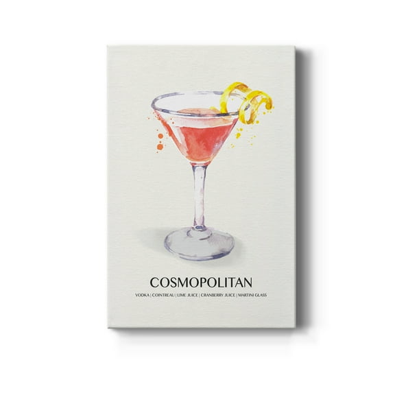 Cosmopolitan Premium Gallery Wrapped Canvas - Ready to Hang - 12 x 18