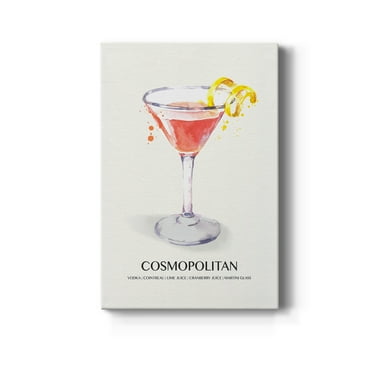 Cosmopolitan Premium Gallery Wrapped Canvas - Ready to Hang - 8 x 12