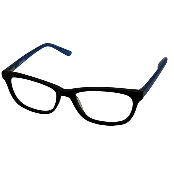 Cosmopolitan Unisex Matte Black Square Plastic Eyewear Frame C912. 52mm