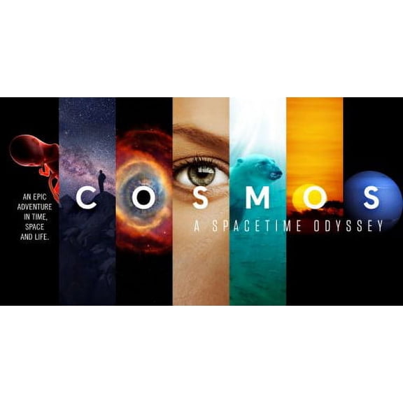 Cosmos A Spacetime Odyssey Poster 16in x 24in 16x24 Multi-Color Square Adults Western Graphic