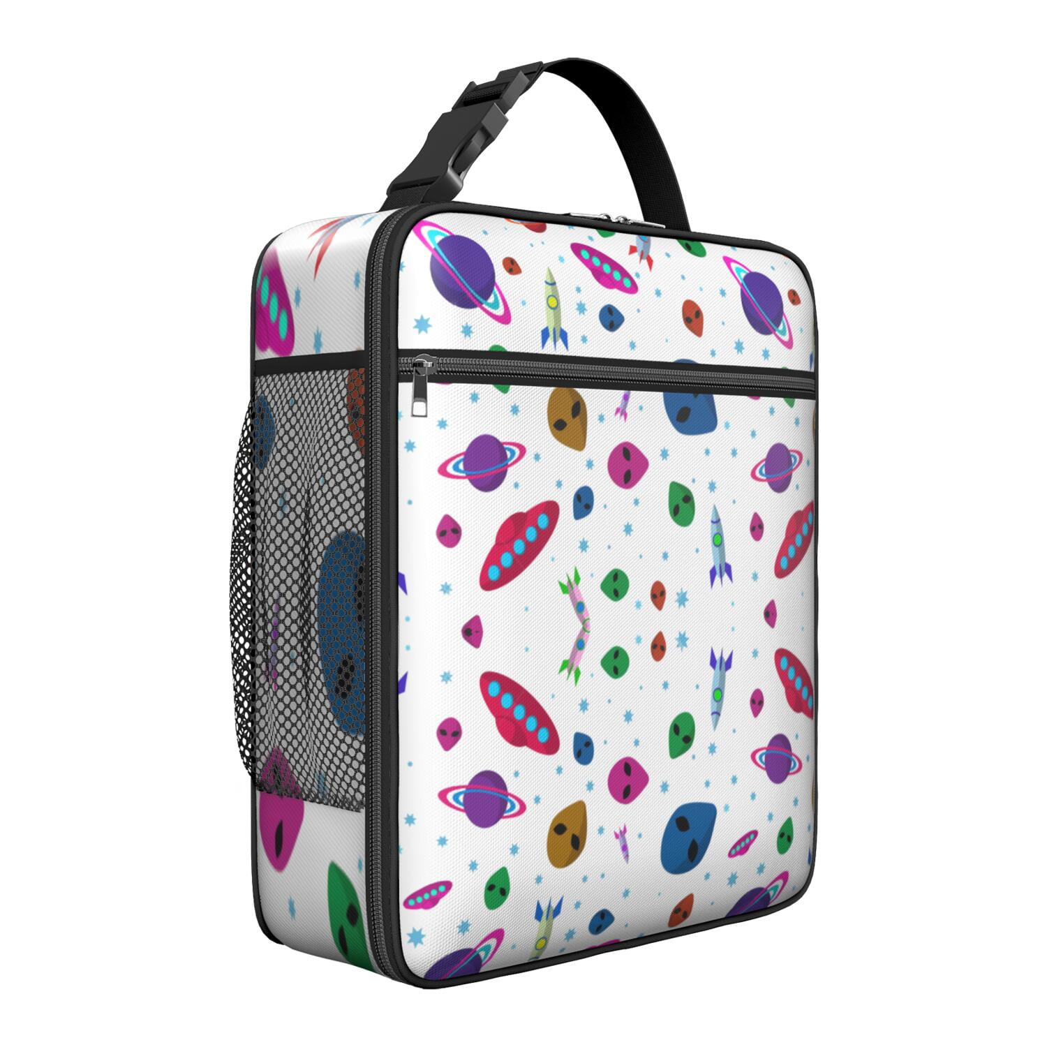 Cosmos Alien Lunch Bag – Rocket Nebula Space Galaxy Insulated Lunch Box ...