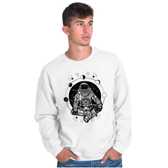 Cosmos Astronaut Space Stylish Unisex Plus Fleece Graphic Sweatshirt Brisco Brands 2X