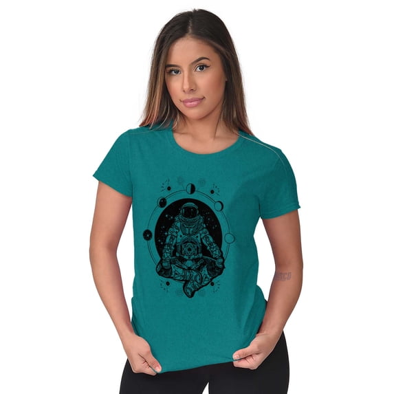 Cosmos Astronaut Space Stylish Women's T Shirt Ladies Tee Brisco Brands 2X