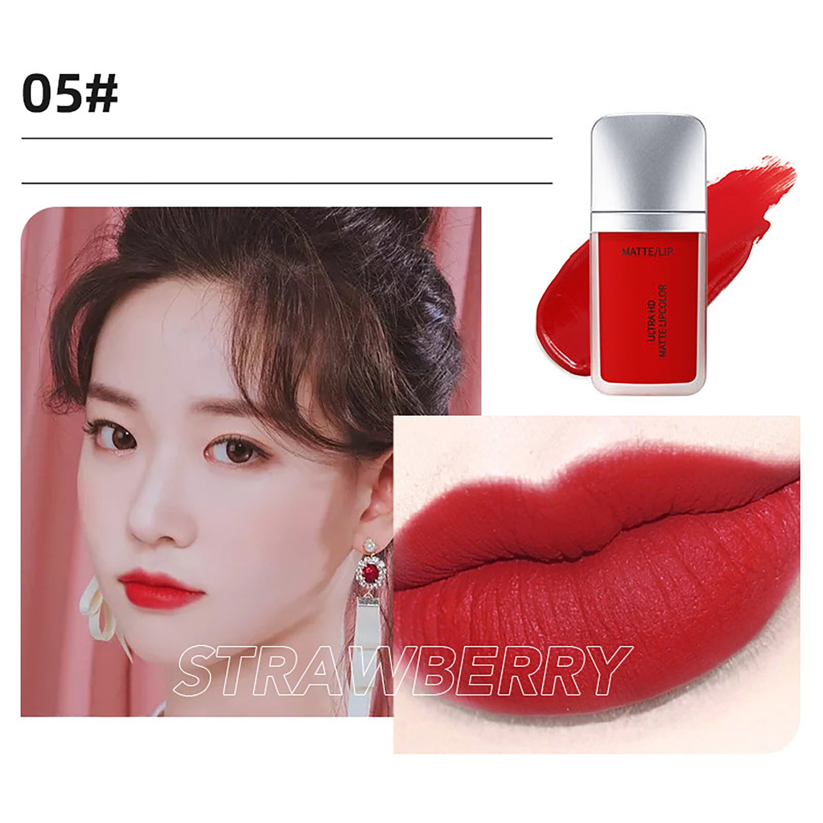 Lip Stain Long Lasting Peel off Bear Bricks Luckyline1945 Lipstick Rose Lipstick Stay on Outlast Lip Stain 400 Roller Lip Gloss for Girls Makeup Kits with Makeup Included for Teens Lip Stick