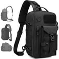 thumbnail image 1 of Cosmos Explorer Sling Bag, Anti Theft Tactical, Scratchproof and Waterproof, Dustproof, with Belt Buckle Shoulder Bag, 1 of 8