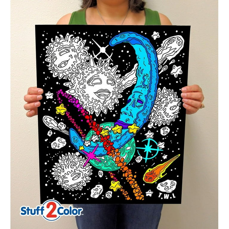 Buy Cosmos - Fuzzy Velvet Coloring for Kids and Adults (Arrives