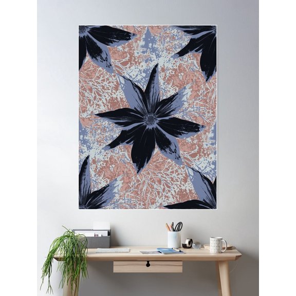 Cosmos - Moody Blues Poster Wall Art, Modern Wall Decor For Living Room Bedroom, 8x12 UNFRAMED