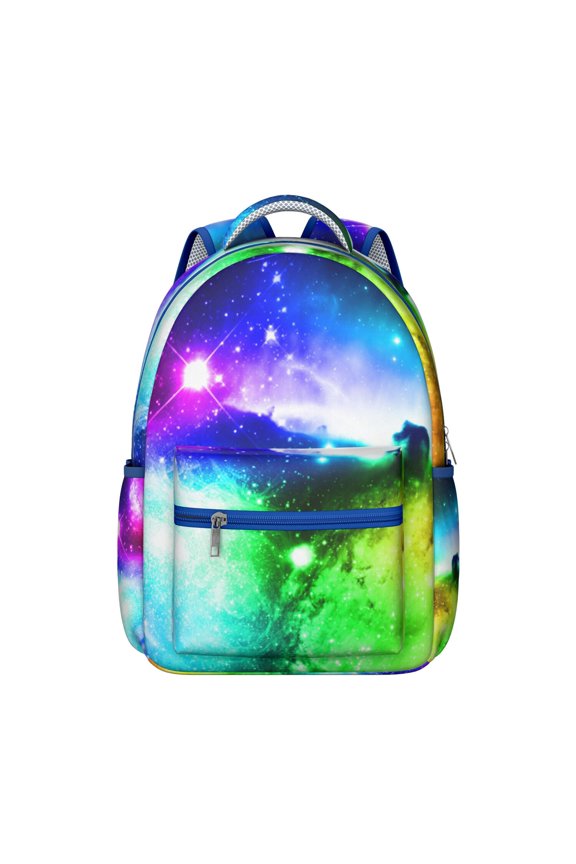 Cosmos Nebula Students Backpack Space Geek Galaxy Design, Lightweight and Adjustable Strap School Bag for Students