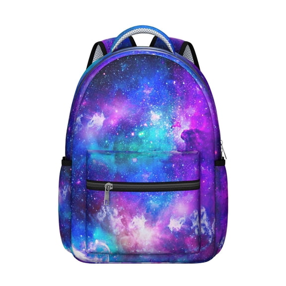 Cosmos Nebula Students Backpack Space Geek Galaxy Design, Lightweight and Adjustable Strap School Bag for Students