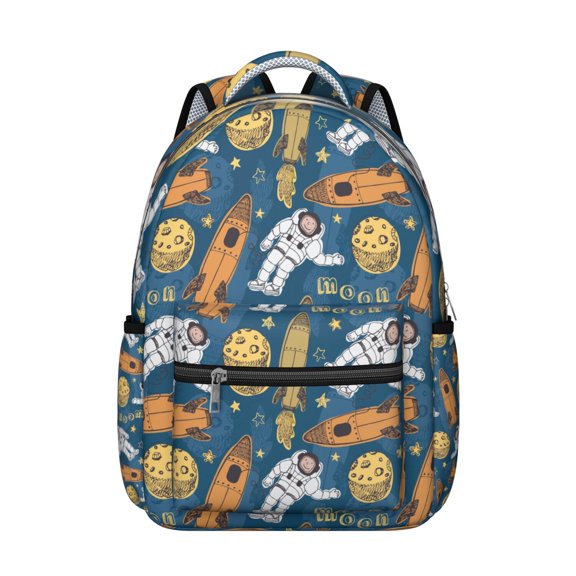 Cosmos Outer Space Students Backpack Galaxy Nebula Celestial Design, Comfortable and Durable School Bag with Adjustable Straps