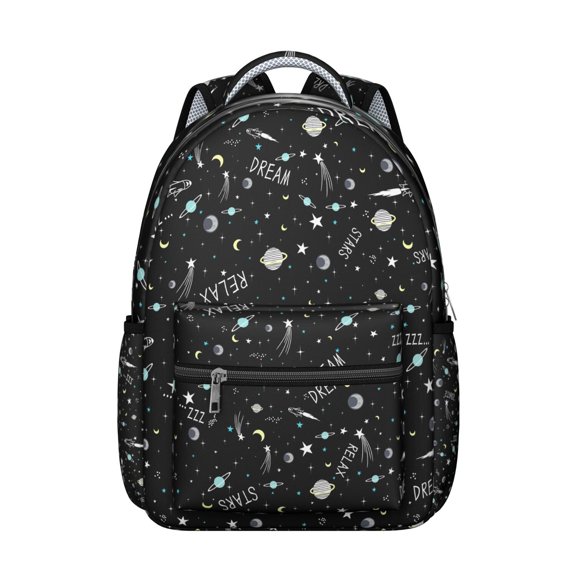 Cosmos Outer Space Students Backpack Galaxy Nebula Celestial Design, Comfortable and Durable School Bag with Adjustable Straps