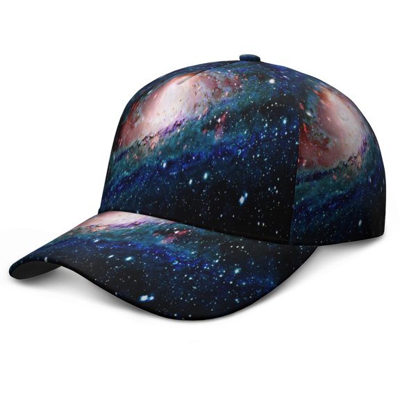 Cosmos Planet Nebula Spacecraft Baseball Cap – Lightweight Adjustable Hat for Kids, Teens, and Adults, Perfect for Baseball and Football Games