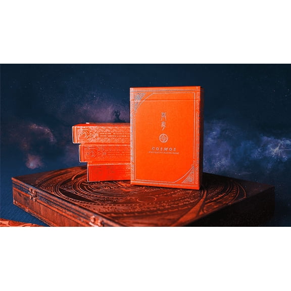 Cosmos Playing Cards (Red) by Horret Wu