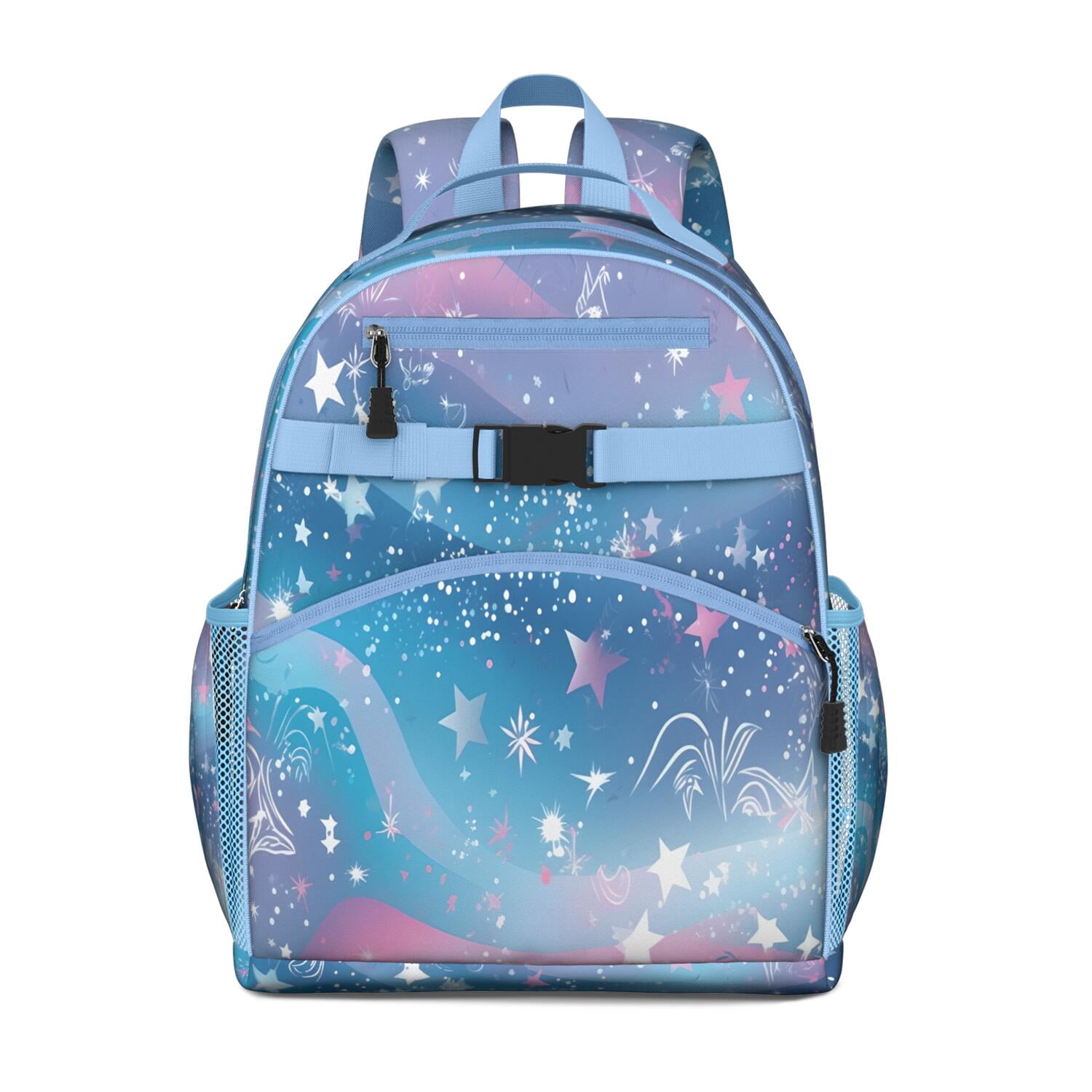 Cosmos Print Travel Backpack - Lightweight & Ergonomic Book Bag for ...