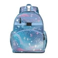 thumbnail image 1 of Cosmos Print Travel Backpack - Lightweight & Ergonomic Book Bag for Students, Multiple Pockets for Organization, 1 of 3