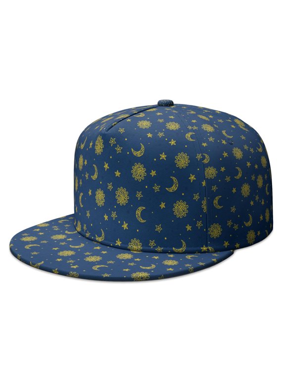 Cosmos Trucker Hat – Sci-Fi Spacecraft & Alien Graphic, Flat Brim Adjustable Cap for Teens, Trendy Outdoor Wear