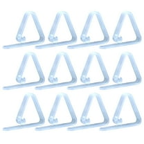 Cosmug 12 Clear Tablecloth Clips | Plastic Picnic Indoor/Outdoor Cloth Holders | Anti-Slip Grip Fixing Clamps | 4 Pack Multi-Purpose Fasteners, Clear